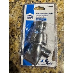 Project Source Handheld Showerhead Bracket Chrome Finish Model 25888 New